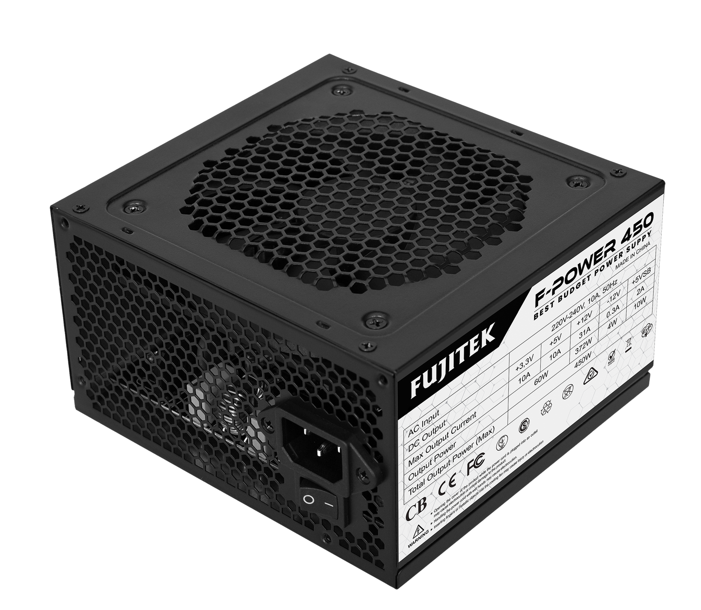 Bộ nguồn máy tính Fujitek F-POWER 450