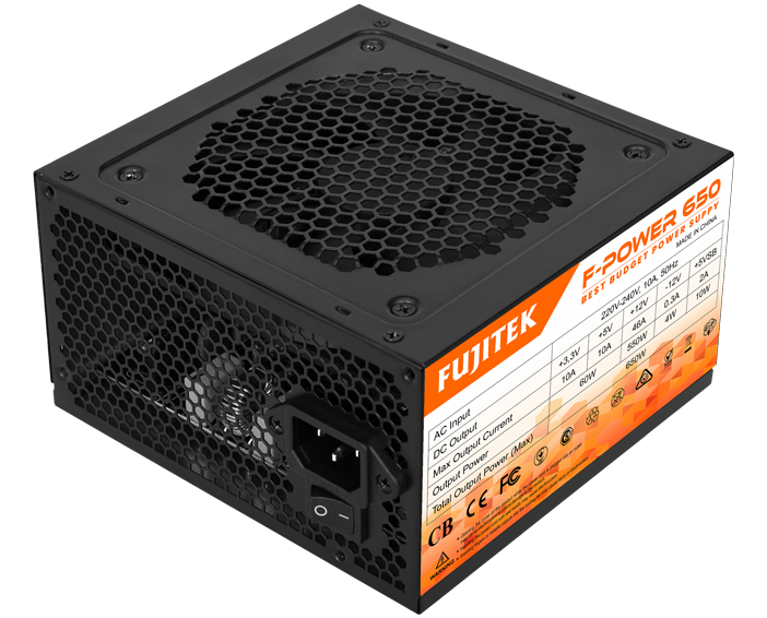 Bộ nguồn máy tính Gaming Fujitek F-POWER 650