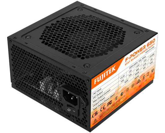 Bộ nguồn máy tính Gaming Fujitek F-POWER 650